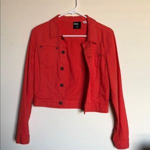 Red Denim jacket
